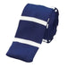 Blue Striped Square Knit Tie for Classy Men