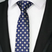 Blue Daisy Skinny Tie for Classy Men  