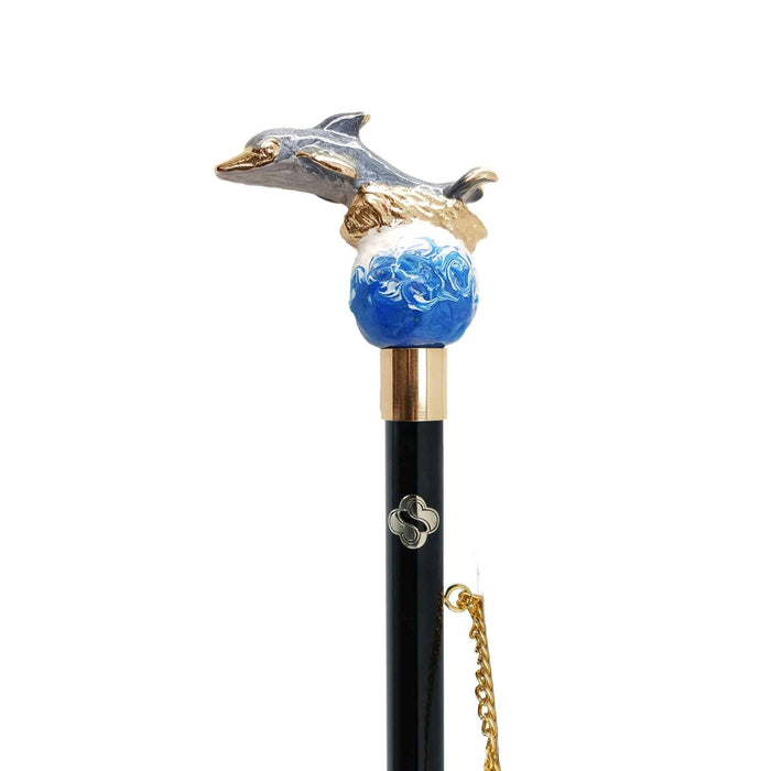 Designer Hand-Painted Dolphin Shoehorn