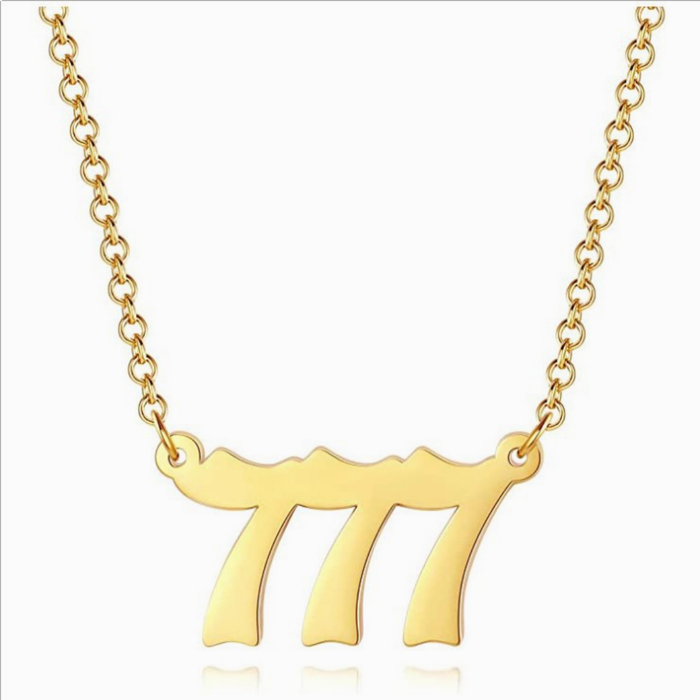 Angel Number 777 Necklace