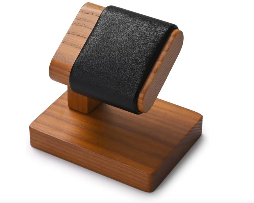 Modern wooden watch stand for men