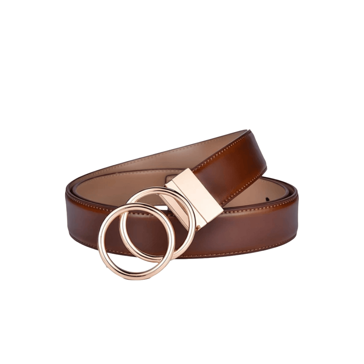 Reversible 2 in 1 Leather Belt For Women, Lena Model display picture 1