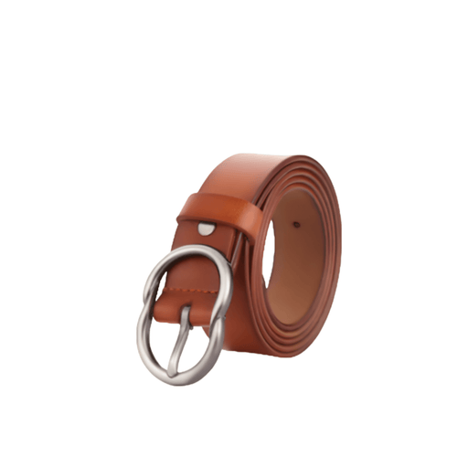 Smooth Leather Belt For Women With Retro Buckle, Erin Model