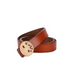 Smooth Leather Belt With Star Buckle For Women, Stella Model