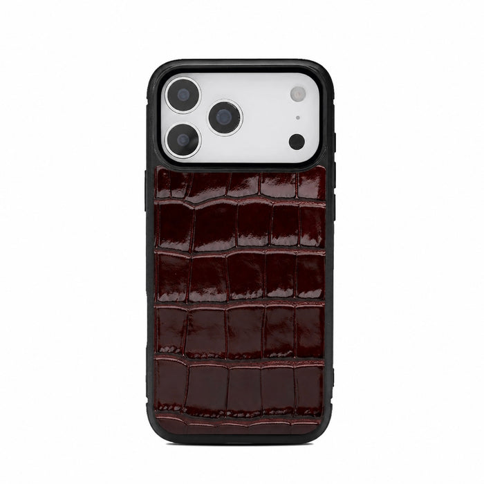 Croco-Embossed iPhone Case