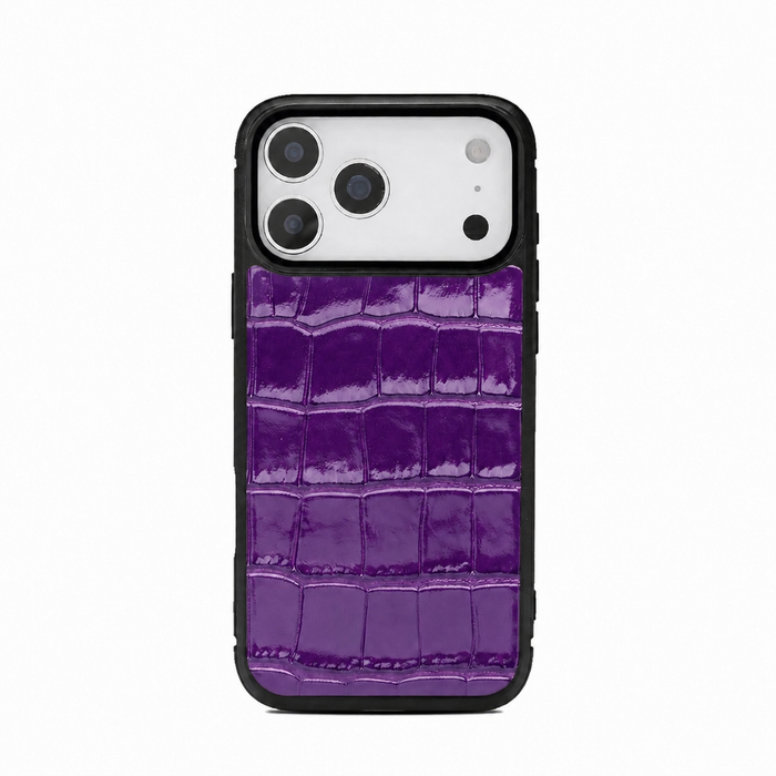 Croco-Embossed iPhone Case