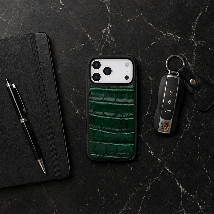 Croco-Embossed iPhone Case