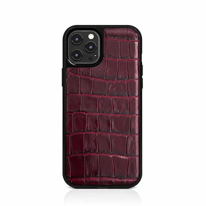 Croco-Embossed iPhone Case