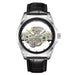 CLAVION® Skeleton Gold Automatic Quartz Wrist Watch for Men
