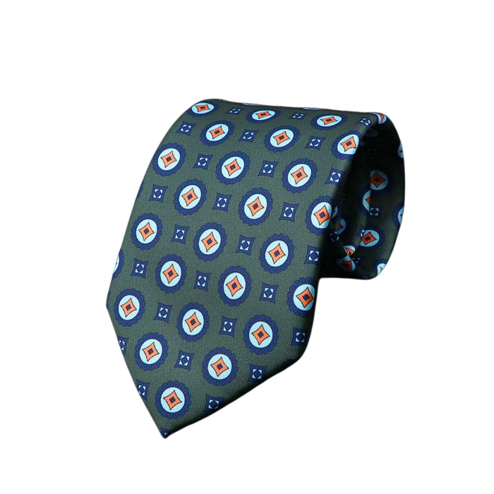Taggia Italian Style Men's Tie - Classic Silk Blend Necktie