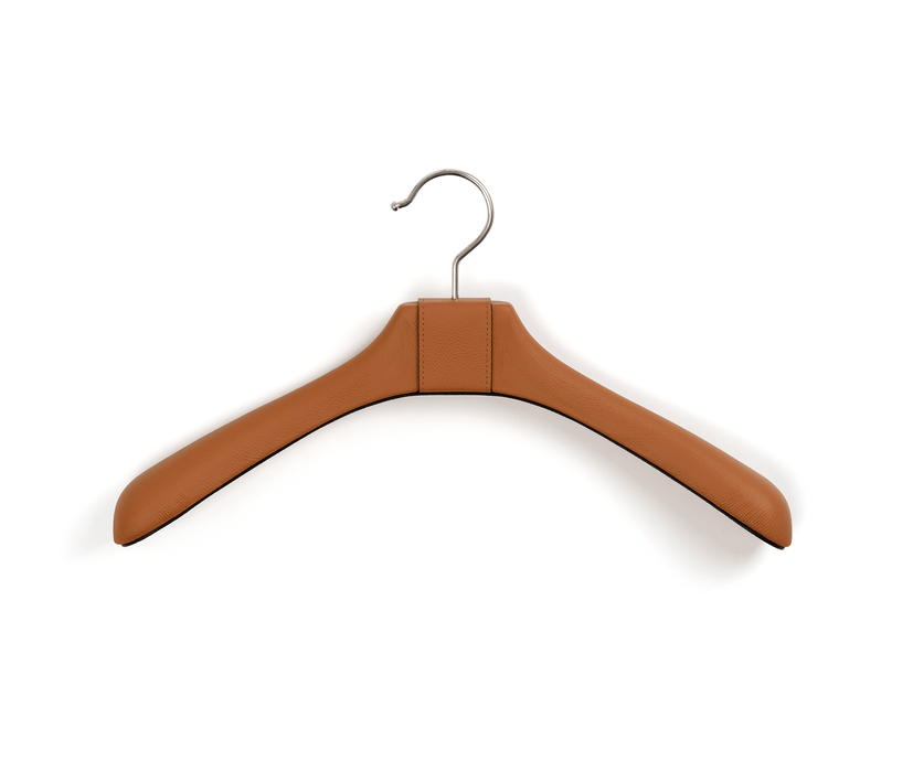 Premium wooden coat hanger with luxurious appeal for home storage