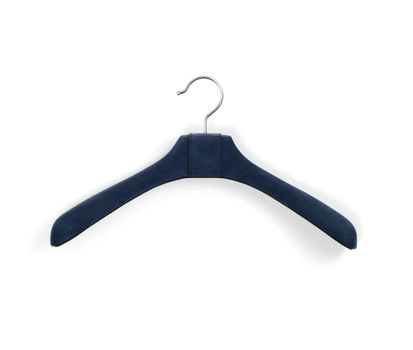 Sophisticated wooden coat hanger with luxurious finish for home storage