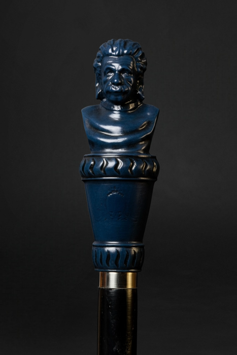 Contemporary Art Cane with Sculpted Head Design