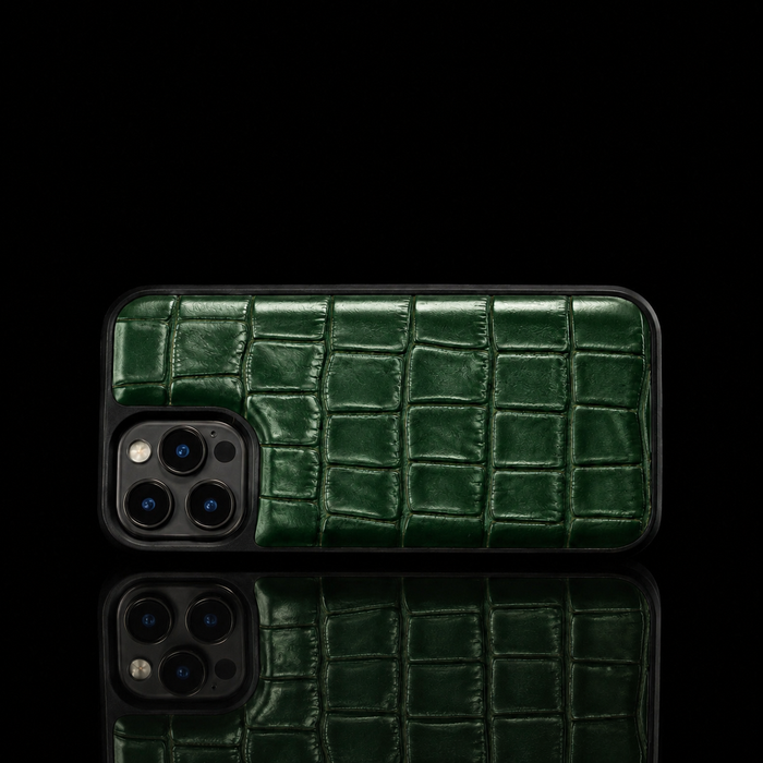 Croco-Embossed iPhone Case
