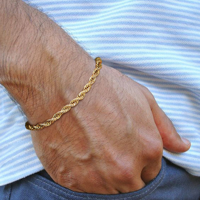 Rope Bracelet | 18K Gold 2.3mm