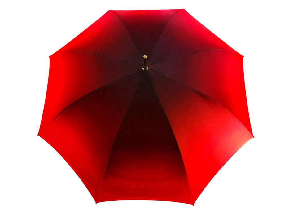 Luxurious Double Cloth with Abstract Design Red Umbrella