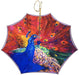 Luxury Fanciful Umbrella With Peacock Design