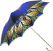 Luxurious Abstract Design Blue Double Cloth Umbrella