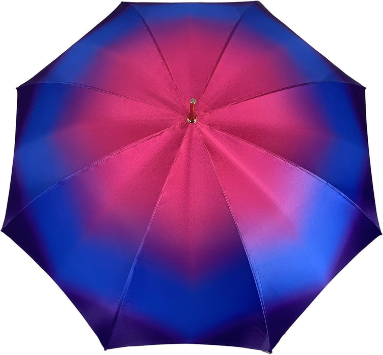Designer umbrella in luxurious purple shade