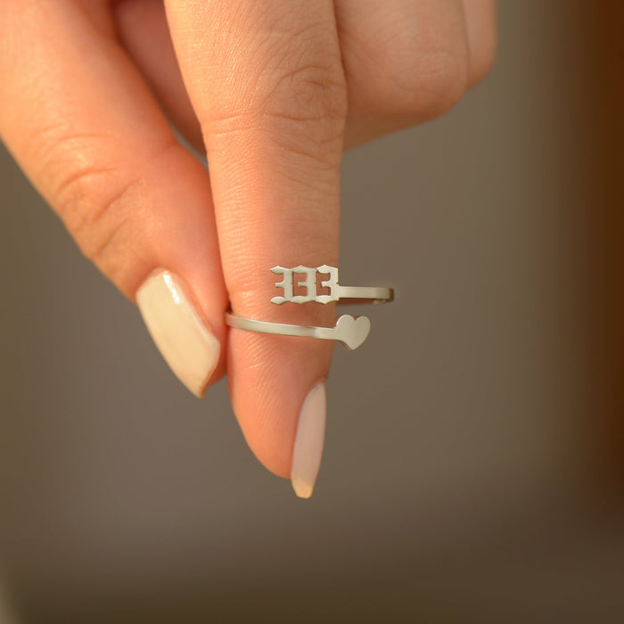 Angel Number 333 Ring