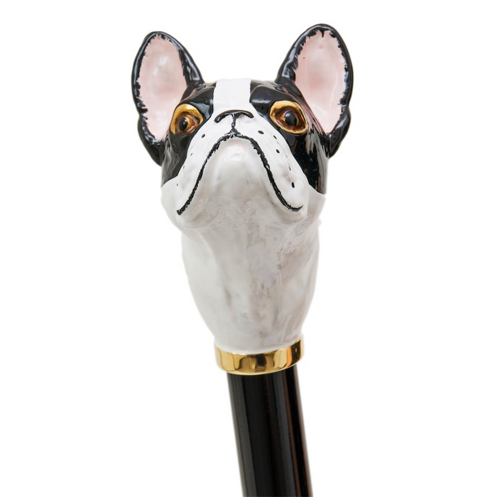 black umbrella with french bulldog handle price