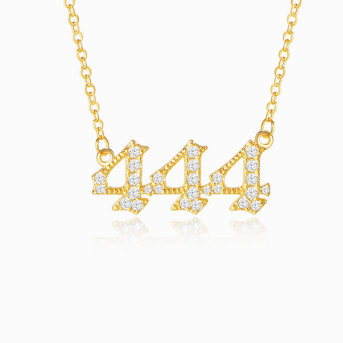 Angel Number 444 Necklace