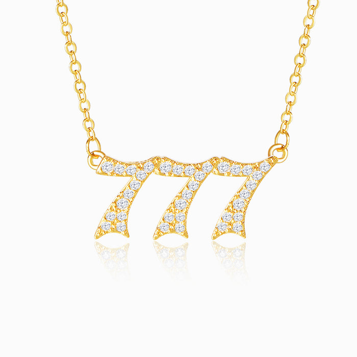 Angel Number 777 Necklace