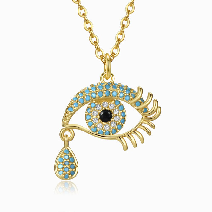 Eye of Horus Gold Chain Evil Eye Necklace