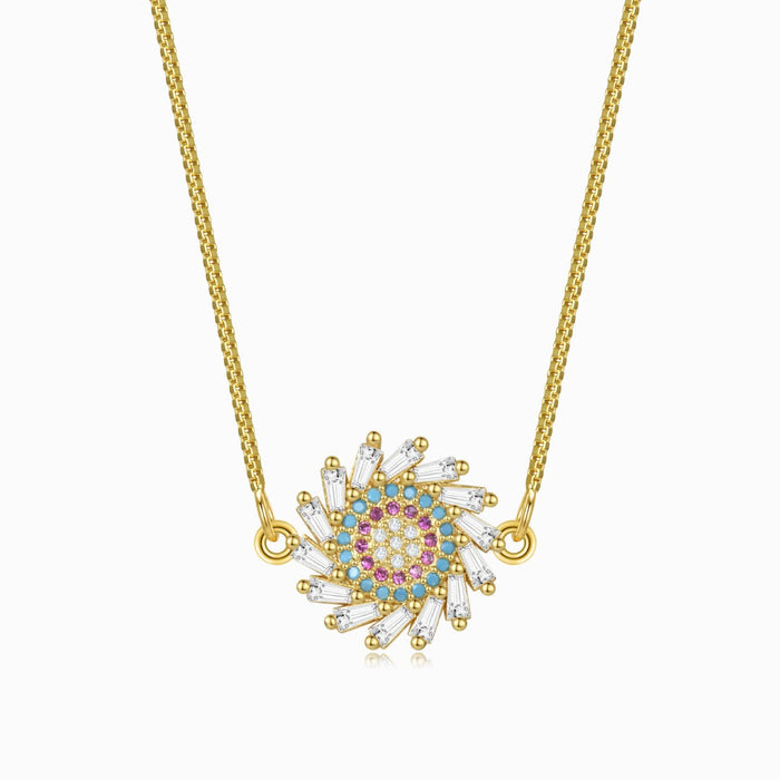 Boho Evil Eye Gold Chain Necklace