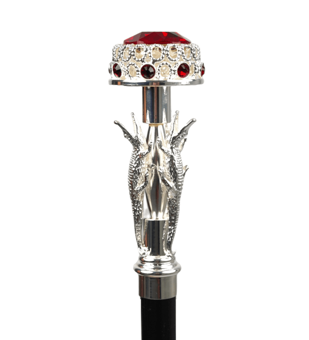 Limited Collection Crocodile Handle Luxury Walking Stick