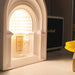 Elegant Aroma Candle Warmer with a Minimalist Table Lamp Design
