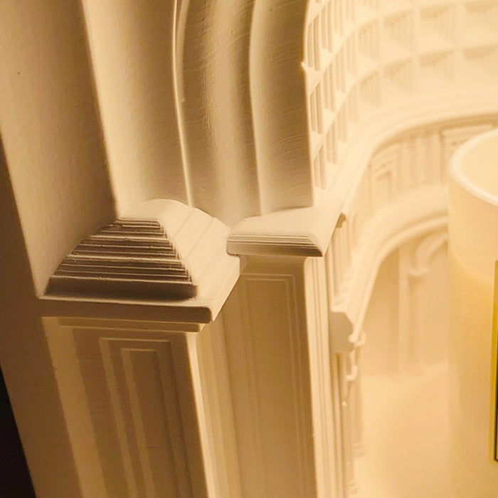 Elegant Aroma Candle Warmer with a Minimalist Table Lamp Design