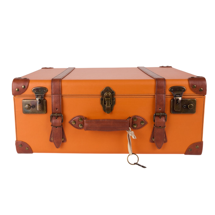 Dubai Sunset Vintage-Style Leatherette Towel Crate
