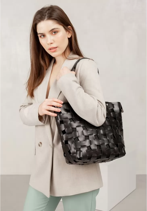 Elegant Woven Leather Bag Tote Bag for Lady Shoulder Bag