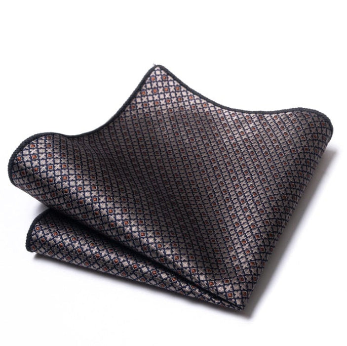 Men's Manual Rolled Luxury Silk Handkerchief, Pocket Square