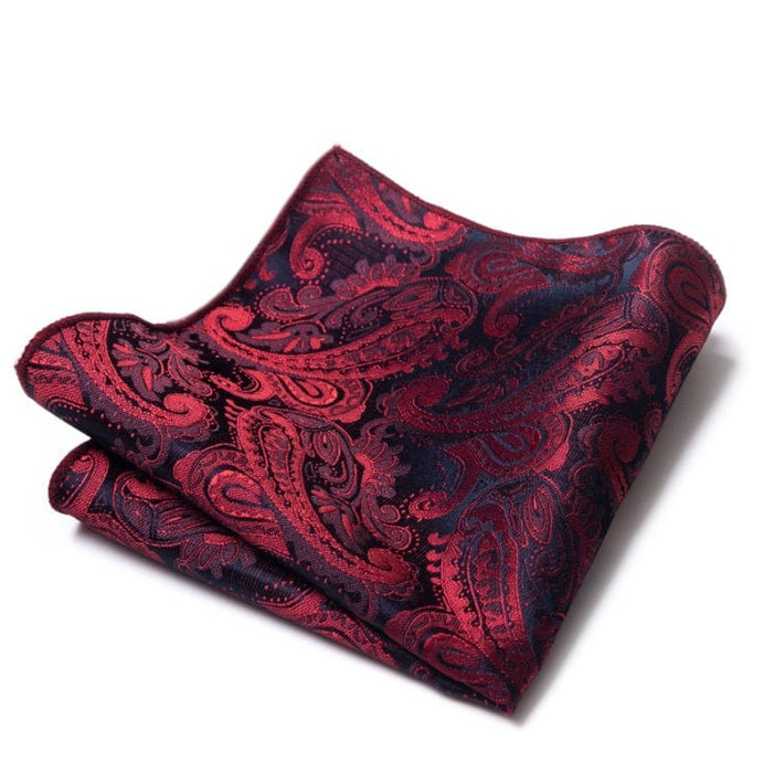 Luxury Silk Pocket Square for Men, Hand Rolled with Classic Elegance