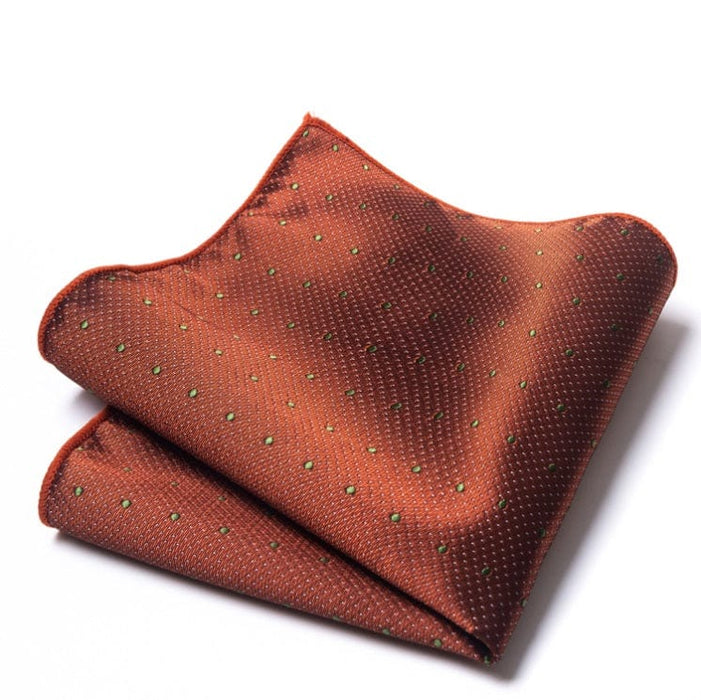 Hand Rolled Style Pocket Square for Men, Silk Handkerchief