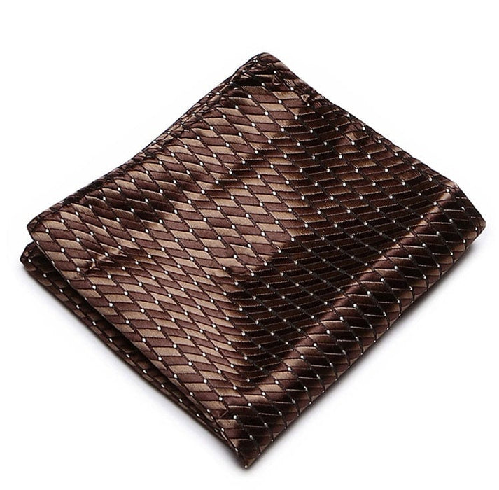 Men's Handcrafted Rolled Silk Handkerchief, Premium Pocket Square