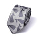 Grey Whale Silk Skinny Tie for Classy Men - Elegant Accessory for Any Occasion