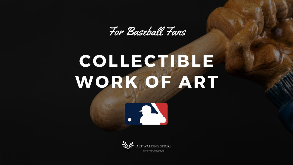 Canne de marche batte de baseball NY Yankees, cannes à thème sportif