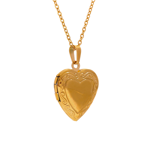 Heart Design Necklace with Secret