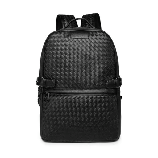 Genuine Leather Fashion Luxury Black Backpack