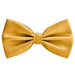 Gold Bow Tie for Men - Classy Deluxe Pre-Tied Design