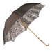 Premium Satin Umbrella with 24K Gold Cobra Handle Art