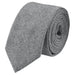 Grey Cotton Necktie for Classy Men - Stylish Accessory for Any Occasion