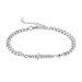 Carrington Bracelet – 4mm Silver Stainless Steel Design