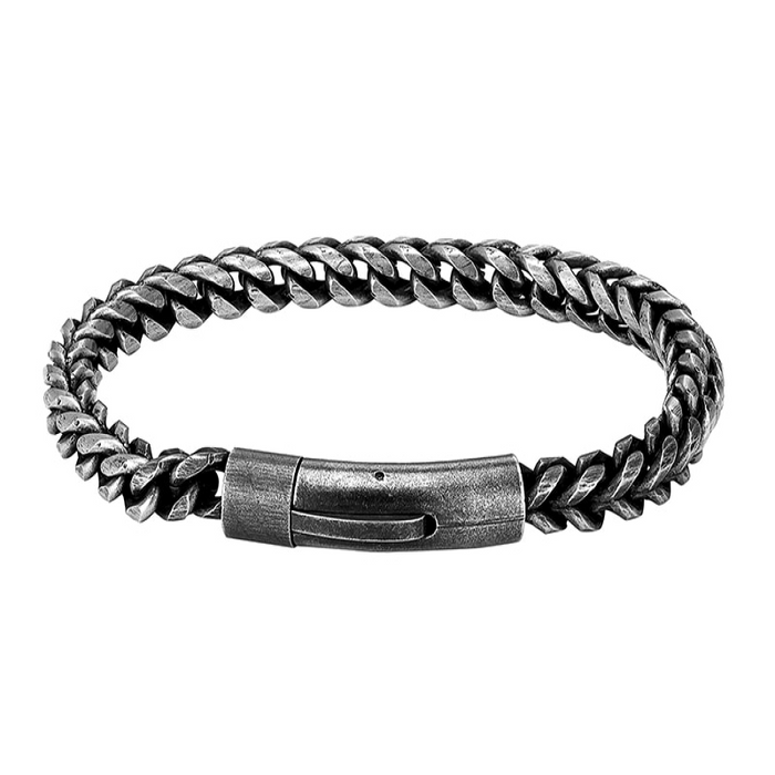 Rock Bracelet – Stainless Steel, 6mm