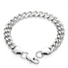 Cuban Bracelet – 7mm 925 Silver, Rhodium Coated