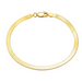 Golden Serpent Bracelet 3mm - 925 Sterling Silver