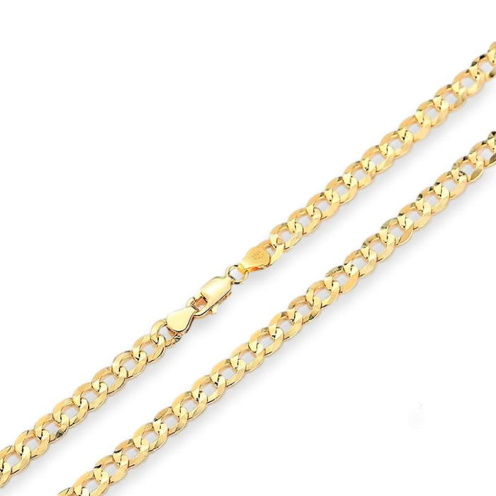 Curb Bracelet – 18K Gold Coated, 5mm Sterling Silver